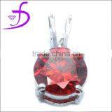 925 Sterling Silver Pendant Hight Guality CZ Pendant Gemstone Big Stone Pendant thumbnail-1