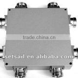 4X4 Port RF Hybrid Coupler (7/16DIN, 800-2500, IP65 Waterproof)