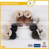 Wholesale Shoes Soft Genuine Leather Cotton Yarn Baby Shoes for in Spanish thumbnail-3