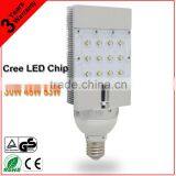Waterproof Cree E40 12V Solar 30W 45W 53W LED Street Light