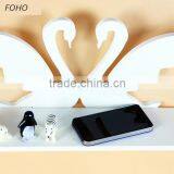 2015 Hot Sale Decorative Pure White WPC Carved Display Hollow Out Floating Shelf