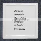 Custom Porcelain Crockery Fine Bone China Molomite Ceramic Square Plate thumbnail-3