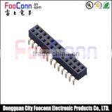 2.54mm Female Header Dual Row Bottom Entry Connector thumbnail-1