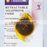 8FT Retractable Telephone Cord