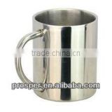 stainless steel beer mug with handle