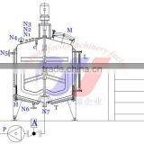 500L Stainless Steel Mixing Tank Pharmaceutical Mixing Tank thumbnail-5