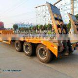 3 Axles Heavy Duty Low Flatbed Semi Trailer 50Ton thumbnail-1