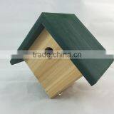 OEM Natural Color Wooden Bird House for Manufacturer Wholesale thumbnail-3