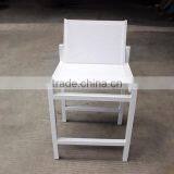Garden Furniture White Mesh High Chair thumbnail-3