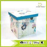 2 Piece Foldable Fabric Storage Cubes With Lid thumbnail-3