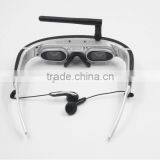 HD 5.8GHz Wireless Eyewear Video Glasses For FPV Racing Drone Glasses Support 68inch Full Color LCOS Screen thumbnail-6