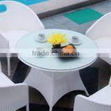 2017 Sigma Discount Weatherproof High End Furniture Resin Wicker Classic Italian Dining Room Sets thumbnail-1