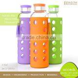 Borosilicate Heat Resistant Glass Travel Bottle BPA Free thumbnail-2