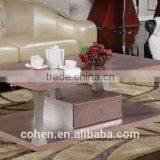 Cohen Furniture Crocodile pu MDF Cabinet Coffee Center Table thumbnail-2