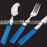 Stainless Steel Colored Plastic Handle Cutlery Set, Tableware Set thumbnail-3
