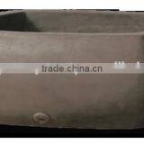 Square Garden Lightweight Cement Pots, Small Flower Concrete Pots thumbnail-1