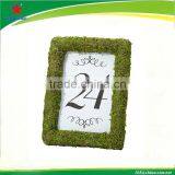 6" Moss Covered Frame for Wedding Supplies thumbnail-1