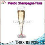 NBRSC Promotional Disposable Hard Plastic Champagne Flutes Party Wine Glasses Cups thumbnail-2