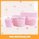 Plastic Shelf Bracket Bath Samll Storage Basket With Hook thumbnail-3