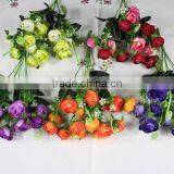 Autumnal Artificial Camellia Bud Flower Decorative Landscaping Flower Bouquet thumbnail-2