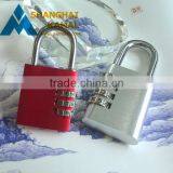 Resettable 4 Dial Aluminium Combo LockTravel Suitcase Luggage Security Padlock thumbnail-2