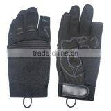 Fingerless Anti-slip Synthetic Leather Mechanical Handtools Glove thumbnail-1