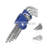 9pcs Hex Key Wrench Set(17022 Wrench,hex Key Wrench Set Flat Head,hand Tool)