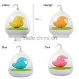 Dimmable Lamp 3d Bird LED Night Light With Rotary Handle and Battery,in Indoors and Outdoors Color Pink thumbnail-3