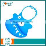 Wholesale Cheap Organic Best Baby Bibs With Food Pocke Silicone Baby Bib thumbnail-2