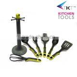 7pcs Nylon Kitchen Tools,nylon Kitchenware With Steel and TPR Handle thumbnail-1