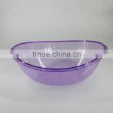 Colour Transparent Plastic Salad Bowl thumbnail-3
