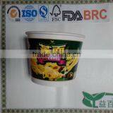 Chinese High Quality and Reasonable Price Round Bottom Noodle Soup Bowl/instant Noodle Bowl/noodle Paper Bowls thumbnail-1