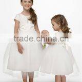 Lace Girl Dress White thumbnail-1