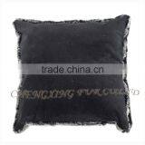 CX-D-44A Home Decoration Real Rex Rabbit Fur Sofa Cushions and Pillow thumbnail-3