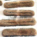 BBG-H-4 OEM/Custom Made Fur Hood/ Collar Raccoon Real Fur Trim thumbnail-1