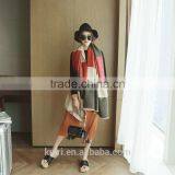 Luxury Brand Fashion Plaid Women Winter Scarf Design Acrylic Cashmere Shawls Big Size Scarves Cape Lady's Poncho thumbnail-1