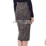 2017 OEM Spring Sexy Wrap Leopard-printed High Waisted Long Skirt thumbnail-3