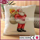 Hotsale Santa and Deer Painting Christmas Pillow Cover thumbnail-5