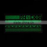 Custom Available Mixed Pattern Metallic Glow In The Dark Waterproof Temporary Tattoo Stickers thumbnail-1