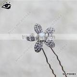 Rhinestone Flower Design Hairpins Decorative Rhinestone Pins Hair Pins Bridal Wedding Hair Style thumbnail-1