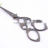 Elegant Golden Carving Garment Sewing Vintage Classic Embroidery Scissors thumbnail-2