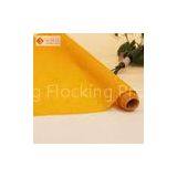 Nonwoven Material Yellow Velvet Arts and Crafts Upholstery Fabric Soft and Antifouling