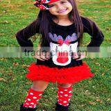 Wholesale Turkey Applique Thanksgiving Formal Kids Outfit thumbnail-2