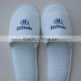 Customized High Quality Cheap White Hotel Waffle Men Spa Slippers thumbnail-1