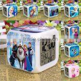 2015 Calendar LED Digital Clock Desktop Alarm Clock Carpet Alarm Clock