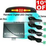Rainbow LED Display Wireless Parking Sensor Perfection