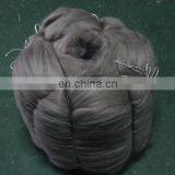 Dehaired and Combed Mongolian Cashmere Tops Brown 16.5mic/44mm thumbnail-1