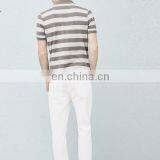 Bulk Wholesale Men Clothing Classic Stripe High Quality 100 Cotton Polo Shirts thumbnail-2