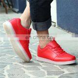 L1601 Latest Design Hot Sale Red PU Leather Mens Sneakers Light up LED Shoes thumbnail-3