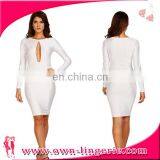 Fashion Long Sleeve Club Bandage Women Sexy Dress thumbnail-2
